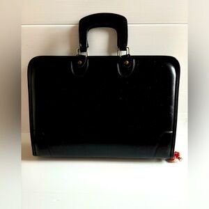 Torino Black Leather Binder
